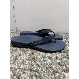 Vionic Shoes Womens 11 Tiders Flip Flop Thong Sparkle Straps Comfort Ortho